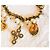 Bracciale Dolce & Gabbana Cammeo Stile Vittoriano Dorato D'oro - vista 2