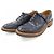 Autre Marque Scarpe Oxford in pelle Tricker's Blu Blu navy - vista 3