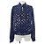 Blouson de seda Louis Vuitton Negro Azul marino
