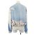 Blouson de seda Louis Vuitton Negro Azul marino - vista 9