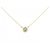 Autre Marque Collana con smeraldo e diamanti Au750 D'oro