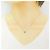 Autre Marque Collana con smeraldo e diamanti Au750 D'oro - vista 6