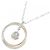 Autre Marque Collana in oro bianco Au750 e oro rosa Au750 con diamanti Argento - vista 4