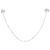 Autre Marque Collana Unoaerre in Oro Bianco Au750 Argento