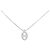 Autre Marque Collana in oro bianco Au750 e diamanti Argento