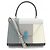 Valextra Kalbsleder Tasche Braun Schwarz Beige