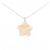 Autre Marque Collana in corallo e diamante Pt950/Pt850 Argento
