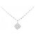 Autre Marque Collana in oro bianco Au750 e diamanti Argento