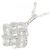 Autre Marque Collana in oro bianco Au750 e diamanti Argento - vista 3