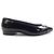 Timeless Chanel Lackleder-Ballerinas Schwarz
