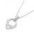 Autre Marque Collana di Diamanti Pt900 Pt850 Argento - vista 3