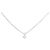 Autre Marque Collana solitario con diamante PT850 Argento