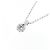 Autre Marque Collana solitario con diamante PT850 Argento - vista 3