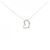 Autre Marque Collana Cuore di Diamanti PT900 PT850 Argento