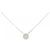 Autre Marque Collana in platino e diamanti Argento