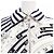Hermès Giacca di lana Hermes Nero Bianco - vista 5