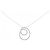 Autre Marque Collana con diamanti Au750 Argento