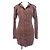 Autre Marque Camicia Pleats Please PP74-JK725 Marrone Rosso