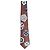 Louis Vuitton Brown silk floral tie