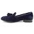 Autre Marque Lederschuhe mit Fliege Blau Marineblau - Ansicht 2