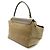 Céline Sac 2way en cuir et toile Celine Trapeze Marron Beige - vue 2