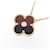 Van Cleef & Arpels Vintage Alhambra 750 Pink Gold Necklace Golden  - view 3