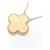 Van Cleef & Arpels Vintage Alhambra 750 Pink Gold Necklace Golden  - view 4