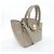 Autre Marque Borsa in pelle Carving Tribes Beige - vista 2