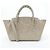 Autre Marque Borsa in pelle Carving Tribes Beige - vista 3
