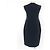 Autre Marque Perlenkleid YOKO CHAN Blau Marineblau - Ansicht 3