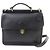 COACH 9927 Bolso de hombro de piel Negro