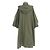 Cappotto a mantella militare con ricamo a forma di ape Christian Dior Verde Cachi - vista 3