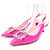Escarpins de verniz Roger Vivier Virgul Strass Buckle Rosa