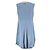 Autre Marque Rene Triacetat-Kleid Blau Hellblau - Ansicht 3