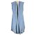 Autre Marque Rene Triacetat-Kleid Blau Hellblau - Ansicht 4