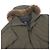 Chaqueta de plumón de algodón Burberry London Verde Caqui - vista 2