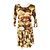 Issey Miyake Conjunto de camiseta y minifalda con estampado Popcorn PLEATS PLEASE Castaño Amarillo