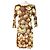 Issey Miyake Conjunto de camiseta y minifalda con estampado Popcorn PLEATS PLEASE Castaño Amarillo - vista 3