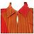 Issey Miyake PLEATS PLEASE Two-Piece Set Polyester Set Red - view 4