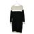Timeless Vestido de algodón Chanel Negro Blanco