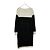 Timeless Vestido de algodón Chanel Negro Blanco - vista 2