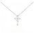 Autre Marque Collana in oro bianco Pt Au750 e diamanti Argento