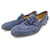 Hermès Sneakers in pelle Hermes 41 Blu Blu navy - vista 3