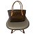 Borsa Tote Louis Vuitton Monogram Canvas Neverfull MM Marrone Monogramma - vista 2
