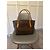 Borsa Tote Louis Vuitton Monogram Canvas Neverfull MM Marrone Monogramma - vista 4