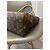 Borsa Tote Louis Vuitton Monogram Canvas Neverfull MM Marrone Monogramma - vista 7