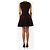 Alaïa Mini abito senza maniche nero e rosso con dettagli a conchiglia - taglia UK 6 - vista 2