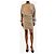 Isabel Marant Etoile Graues Sweatshirt-Kleid mit Drapierung - Größe UK 8 - Ansicht 3