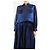Autre Marque Túnica de mezcla de algodón y seda azul - talla UK 10 - vista 4