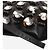 Marni Clutch in pelle nera decorata Nero - vista 3